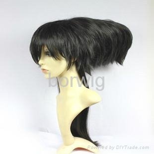 Fukuyama Jun Black Cosplay Wig Synthetic Hair Wig Customize