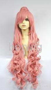 Beauty RUKA Pink Cosplay Wig Synthetic Hair Wig Customized Wigs