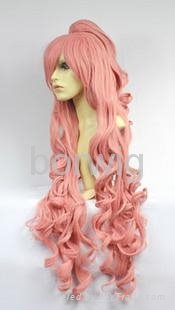 Beauty RUKA Pink Cosplay Wig Synthetic Hair Wig Customized Wigs 2