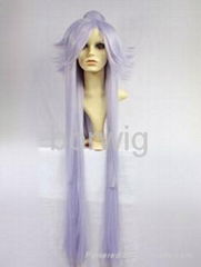 UN-GO Light Purple Cosplay Wig Synthetic Hair Wig Customized Wigs