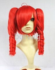 VOCALOID TETO Red Cosplay Wig Synthetic Hair Wig Customized Wigs