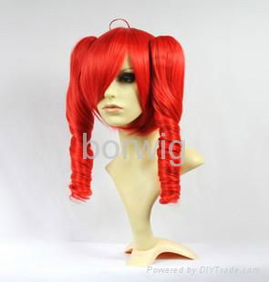 VOCALOID TETO Red Cosplay Wig Synthetic Hair Wig Customized Wigs 2