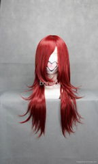 Red Cosplay Wig Synthetic Hair Wig