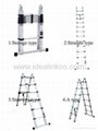 Multipurpose telescopic ladder 3.8m 2