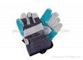 cow grain leather working gloves 5