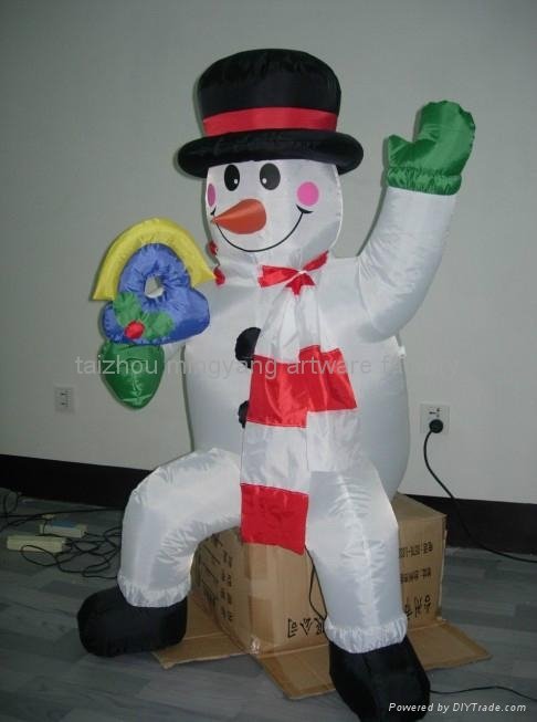 inflatable snowman 5
