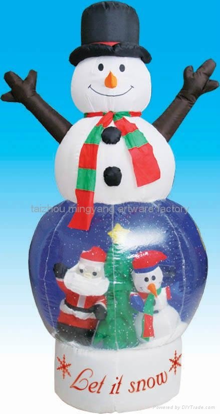 inflatable snowglobe 4