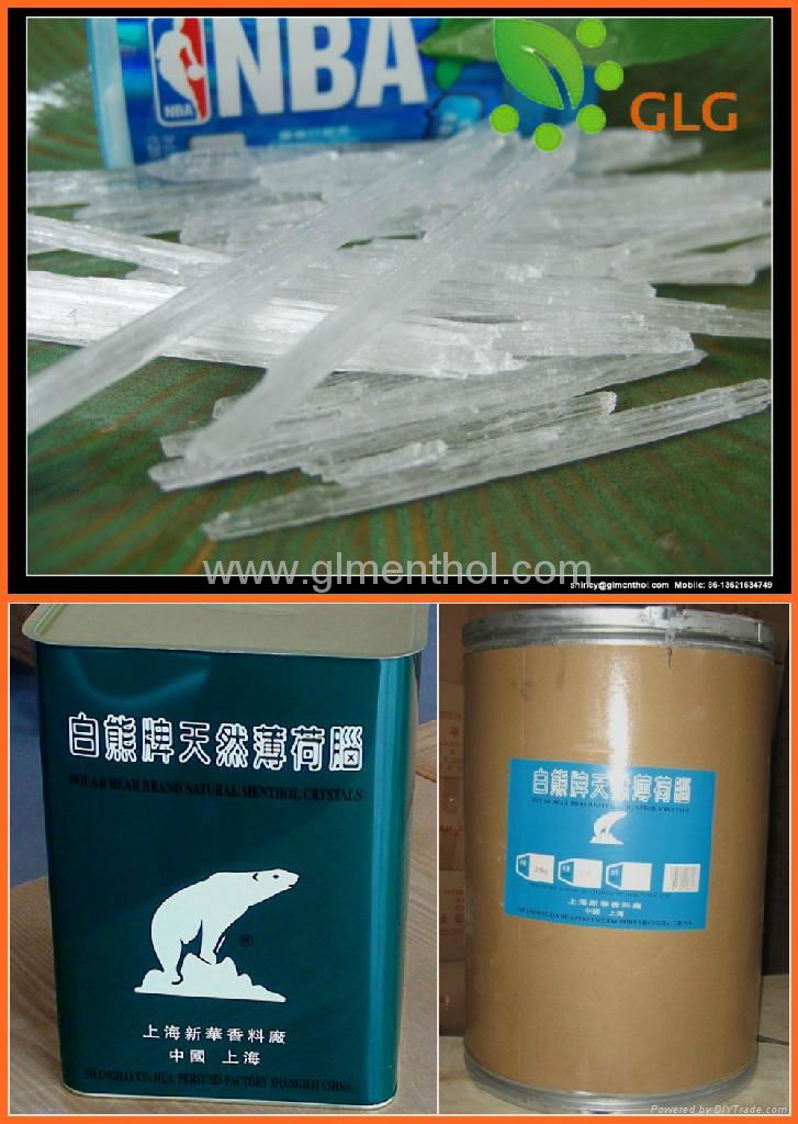 Natural menthol crystal polar bear brand 