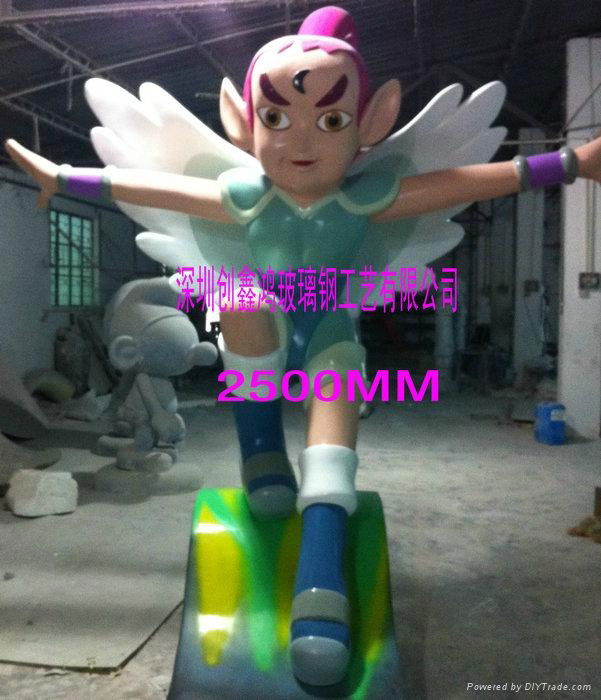 Glass fiber reinforced plastic cartoon sculpture 3