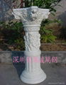 Manufacturers of glass production and processing of steel column of Rome 2