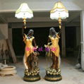 GRP imitation copper figure sculpture 4