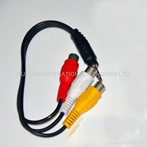 3.5 mm plug AV cable for the FPV RX RECEIVER 
