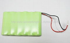 Ni-MH 18650 battery pack 3800mAh 7.2V