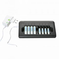 1-8PCS AA AAA Battery Charger