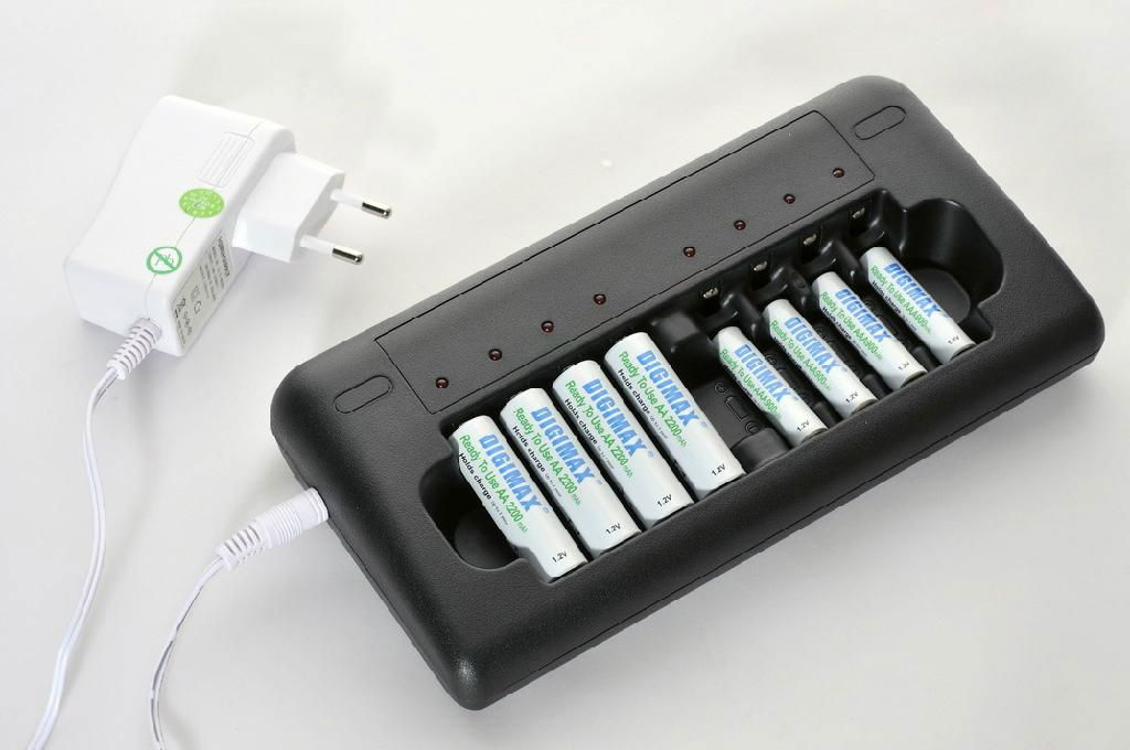 1-8PCS AA AAA Battery Charger 2