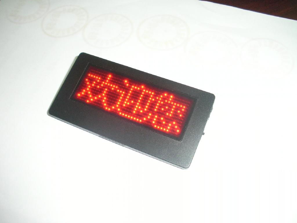 LED Mini badges for B1236 red