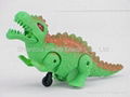 Pressure action plastic toy dinosaurs