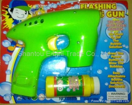 Automatic Bubble plastic toy Gun