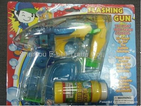 Automatic Bubble plastic toy Gun 2