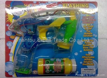 Automatic Bubble plastic toy Gun 3