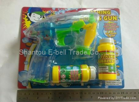 Automatic Bubble plastic toy Gun 4