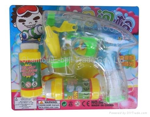 Automatic Bubble plastic toy Gun 5