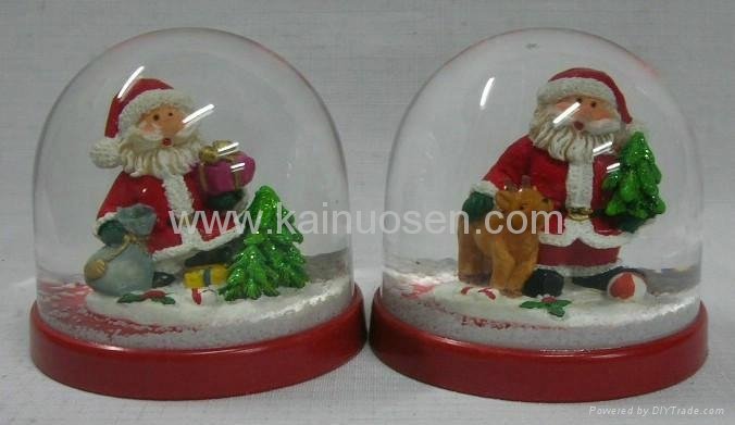 Christmas Plastic Snow Globe/Photo Snow Globes