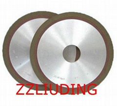 Resin bond diamond grinding wheels for carbide