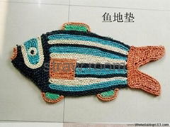 straw woven door mat