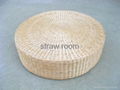 straw woven footstool 3