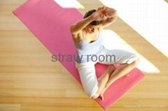 straw woven yoga mat