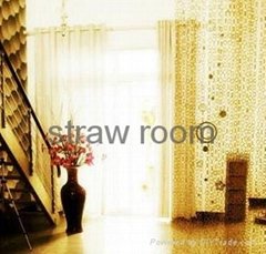 straw woven curtain