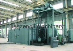 Car type shot blasting machine