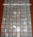 Natural pure white shell mosaic tiles