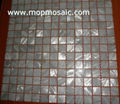 Natural pure white shell mosaic tiles,shell mesh 2