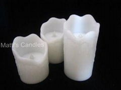 Bevel Dripping Flameless LED Candle