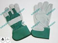 cow hides splits leather working gloves 2