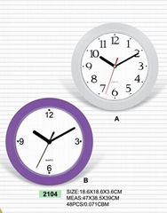 plastic wall clock