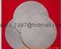 stainless steel single layer mesh filter disc