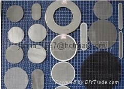 stainless steel single layer mesh filter disc 3