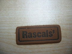 leather label