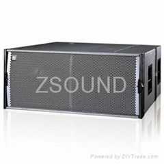 LA215S dual 15" subwoofer line array speaker