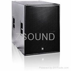 S118H 18" horn loaded subwoofer 