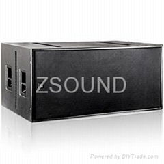 S218H Dual 18" horn loaded subwoofer 