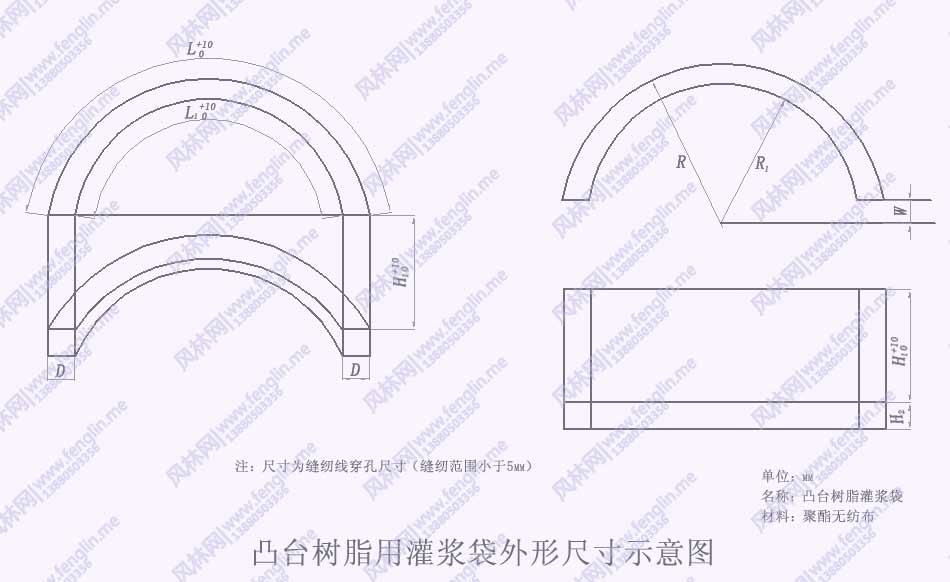 CRTS I型板式砂漿灌注袋