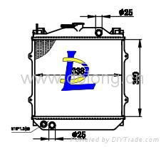 ALTO 17700-84010 auto radiator cooling radiator