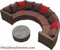 Patio Furniture Rattan Sofa Set