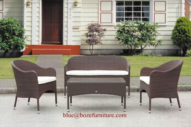 Outdoor Furniture Wicker Sofa Set (BZ-SF023) 3