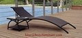 Wicker Lounge Bed Outdoor Furniture Rattan Chaise Lounge (BZ-C002) 3