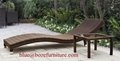 Wicker Lounge Bed Outdoor Furniture Rattan Chaise Lounge (BZ-C002) 5